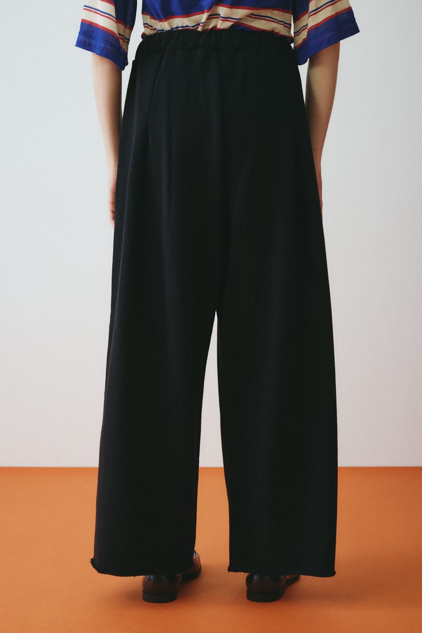 ［予約］Tuck wide pants BLK 38