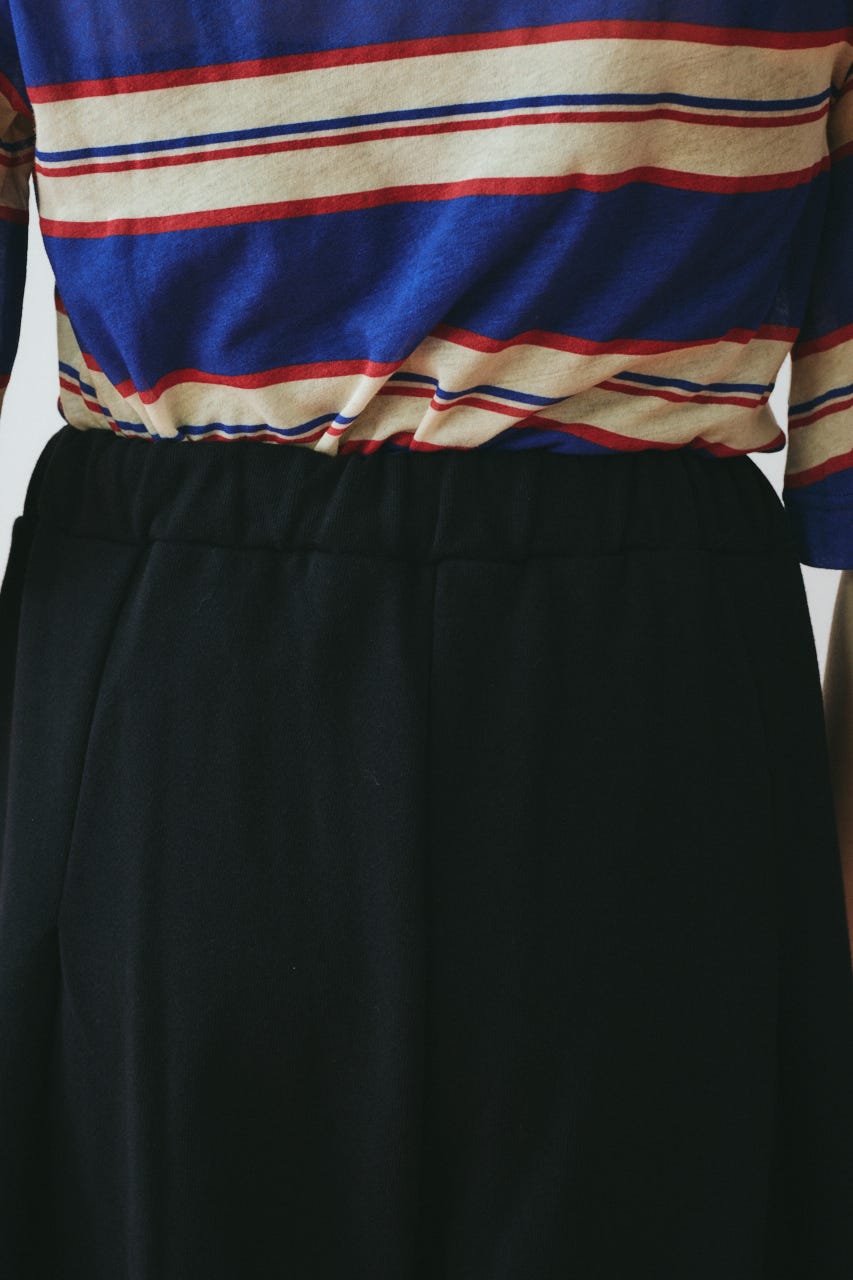 ［予約］Tuck wide pants BLK 38