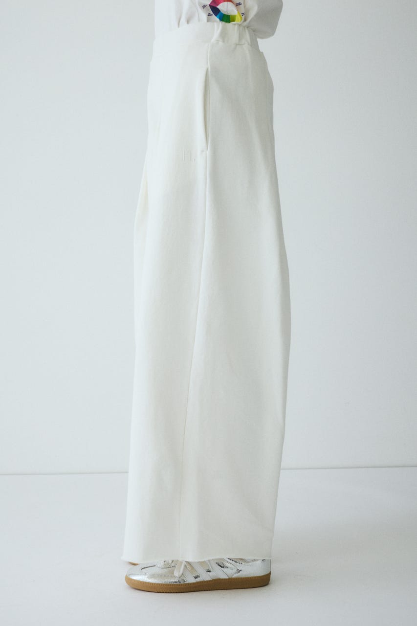 ［予約］Tuck wide pants WHT 38