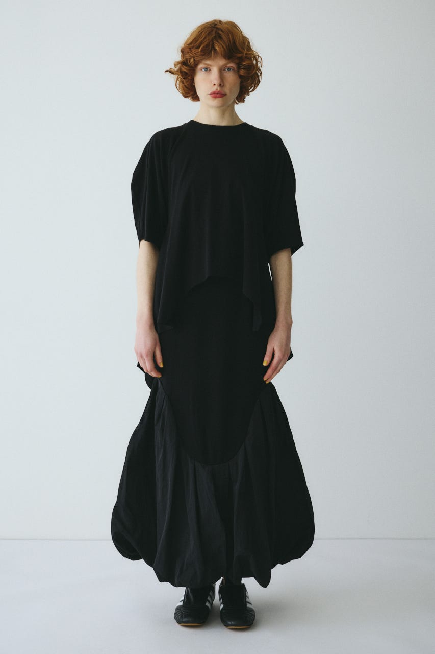 Round switching skirt BLK FREE