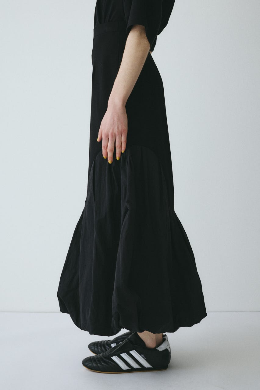 Round switching skirt BLK FREE