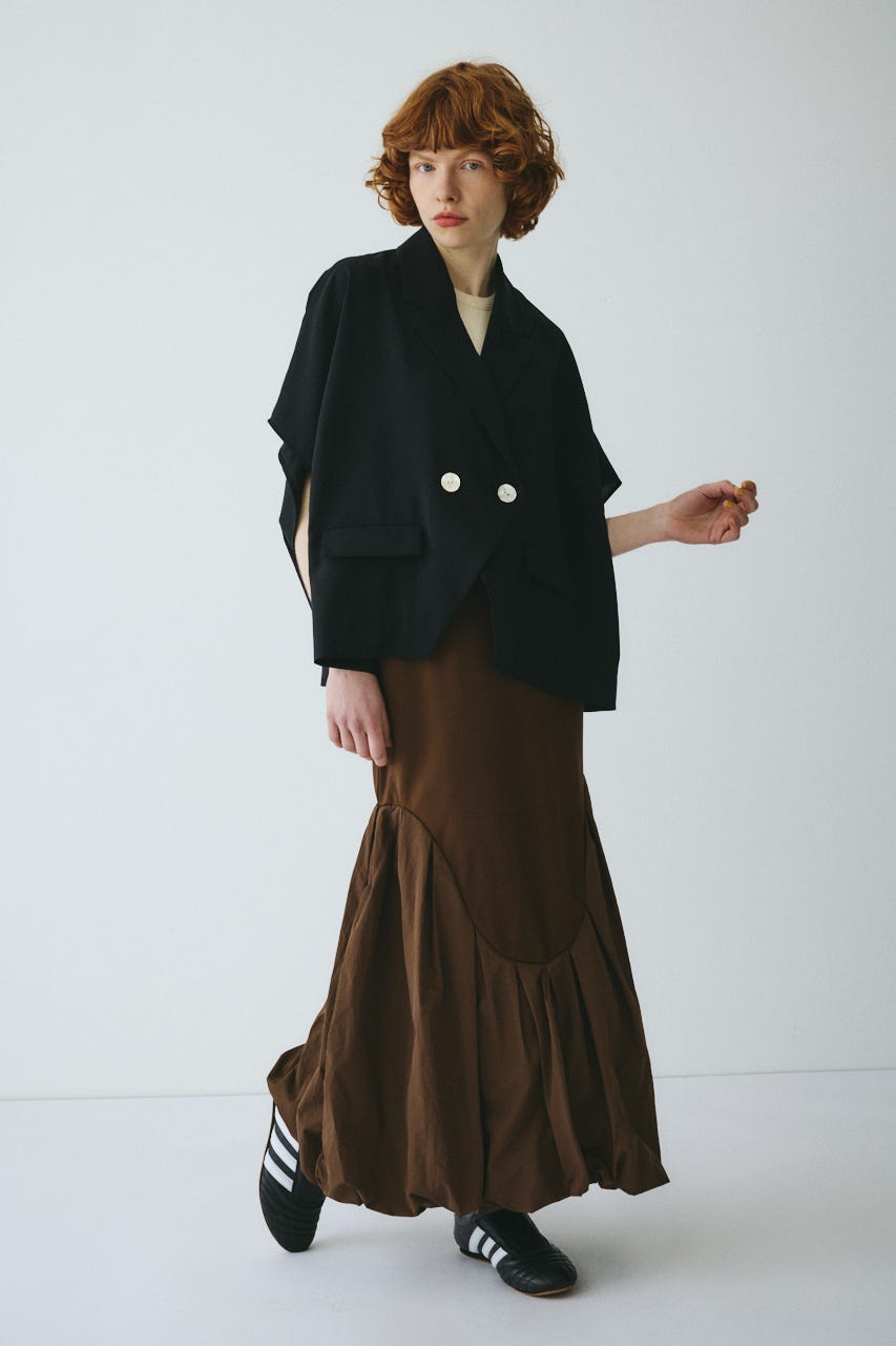 Round switching skirt BRN FREE