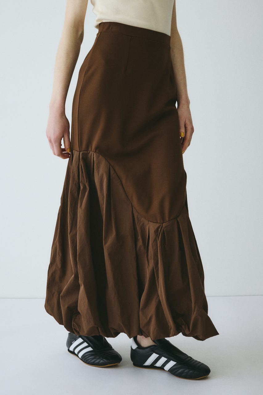 Round switching skirt BRN FREE