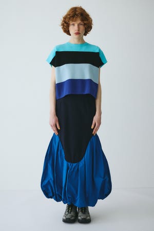 Round switching skirt