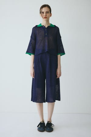 【ポイントアップ 4％対象商品】［予約］Mesh knit half pants