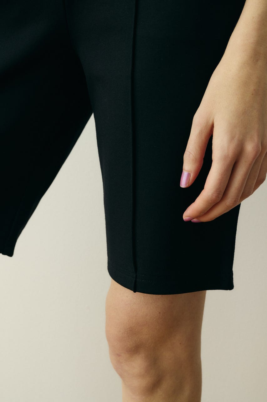 ［予約］Ponte half pants BLK FREE