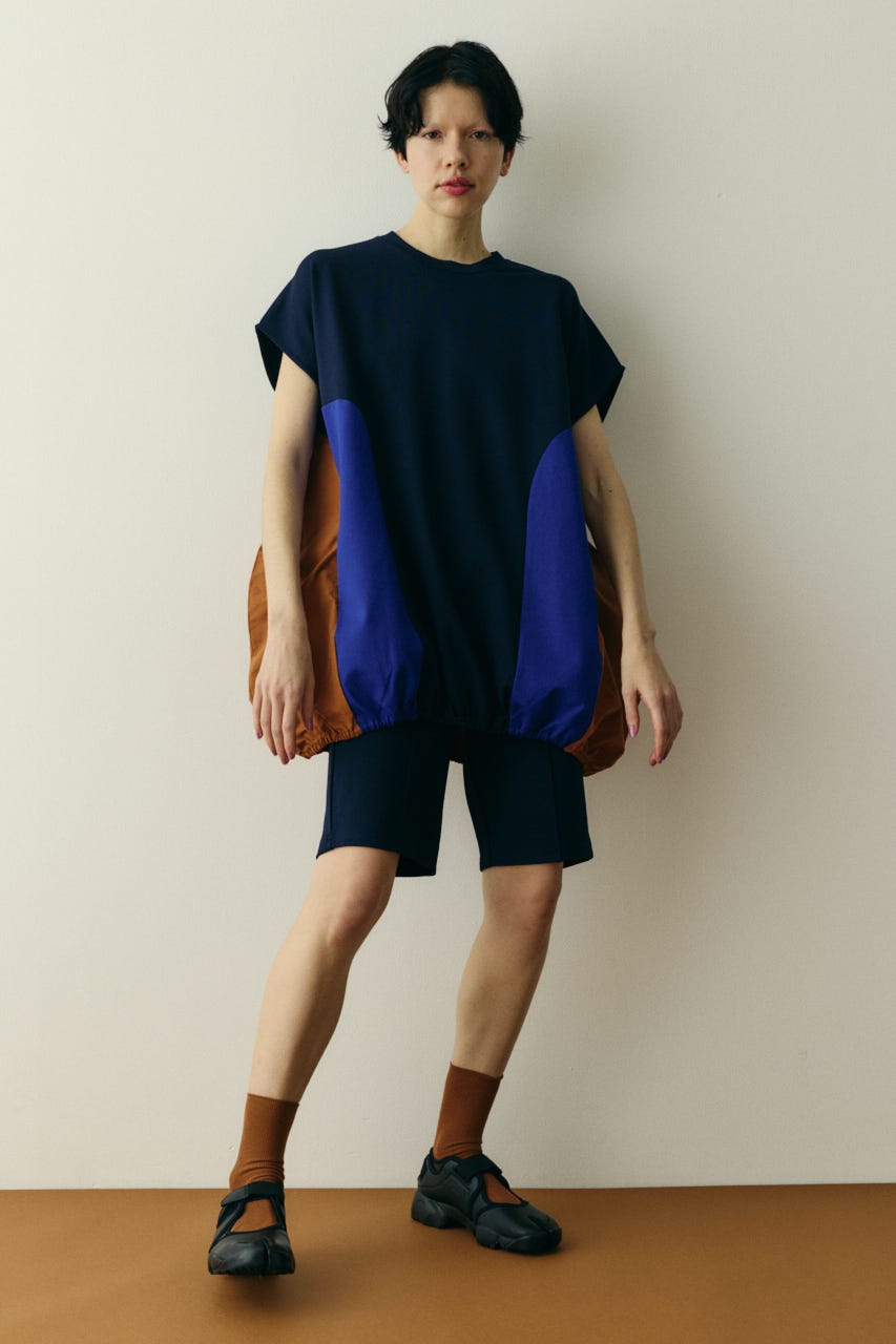 ［予約］Ponte half pants NVY FREE