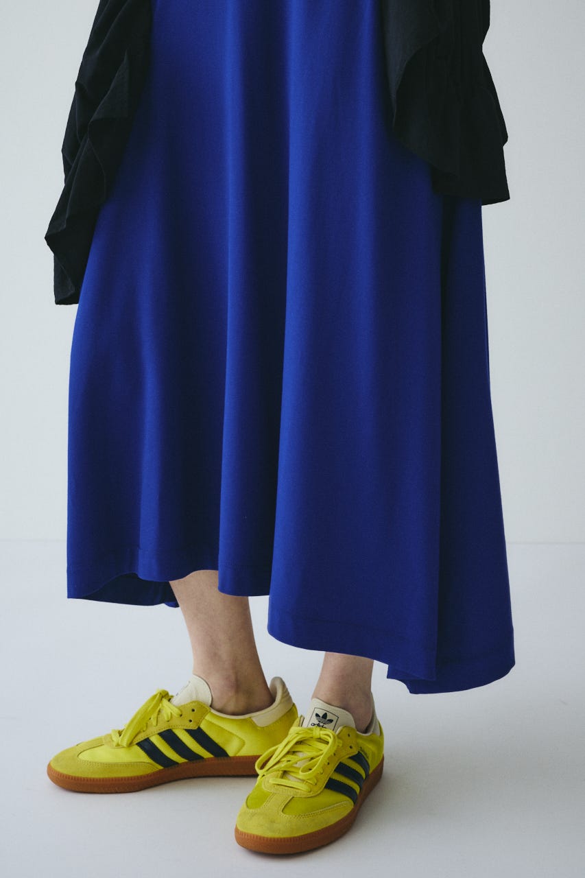 Round gather dress BLU FREE