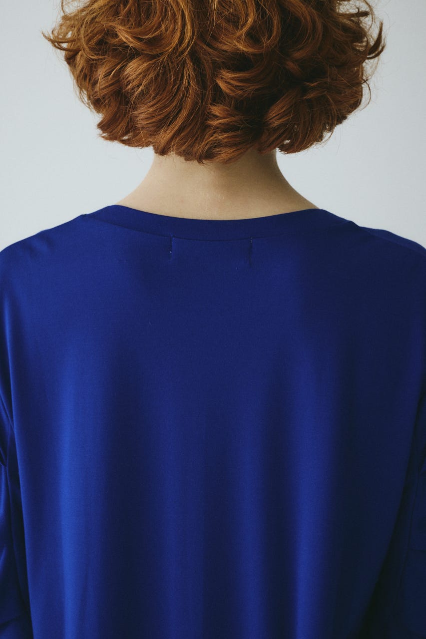 Round gather dress BLU FREE