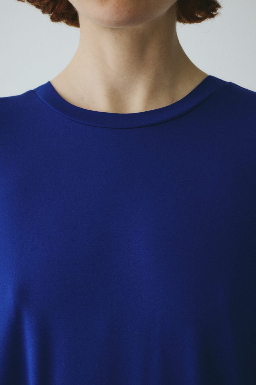 Round gather dress BLU FREE