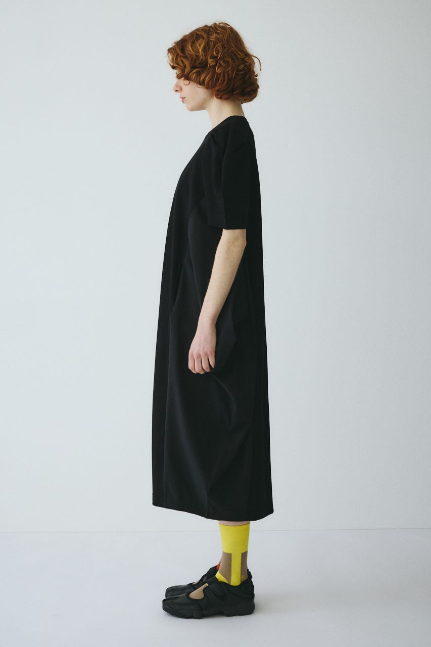［予約］Docking squeeze dress BLK 38