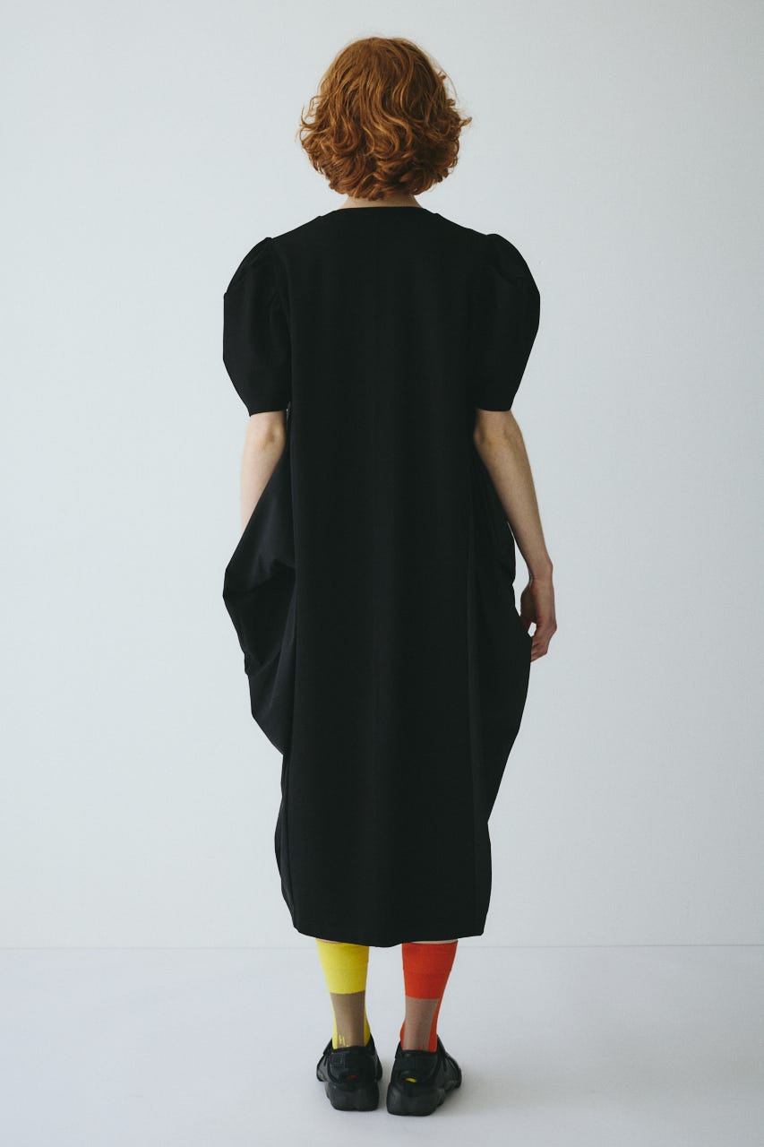 ［予約］Docking squeeze dress BLK 38