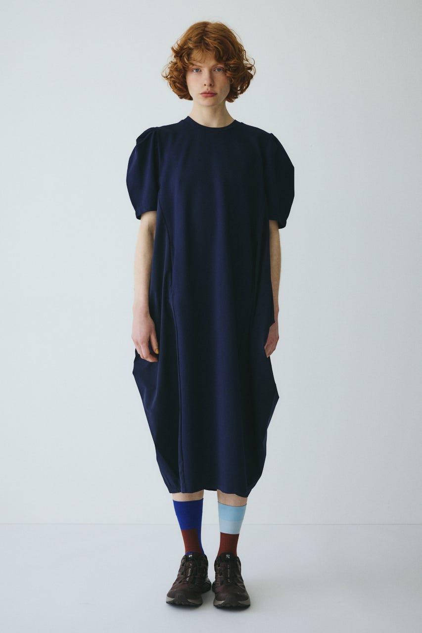 ［予約］Docking squeeze dress NVY 38