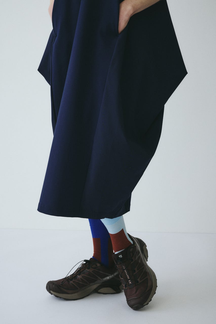 ［予約］Docking squeeze dress NVY 38