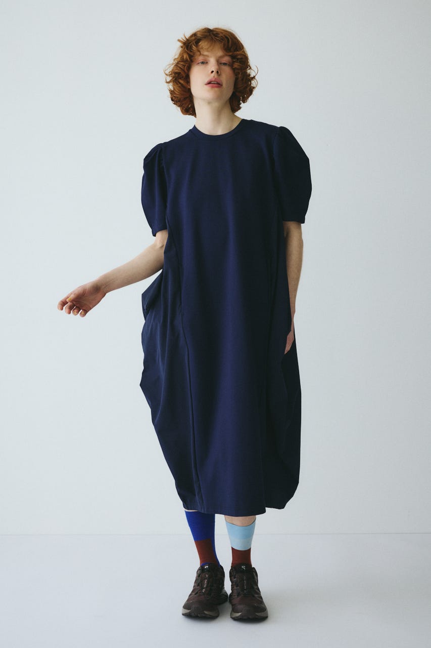 ［予約］Docking squeeze dress NVY 38