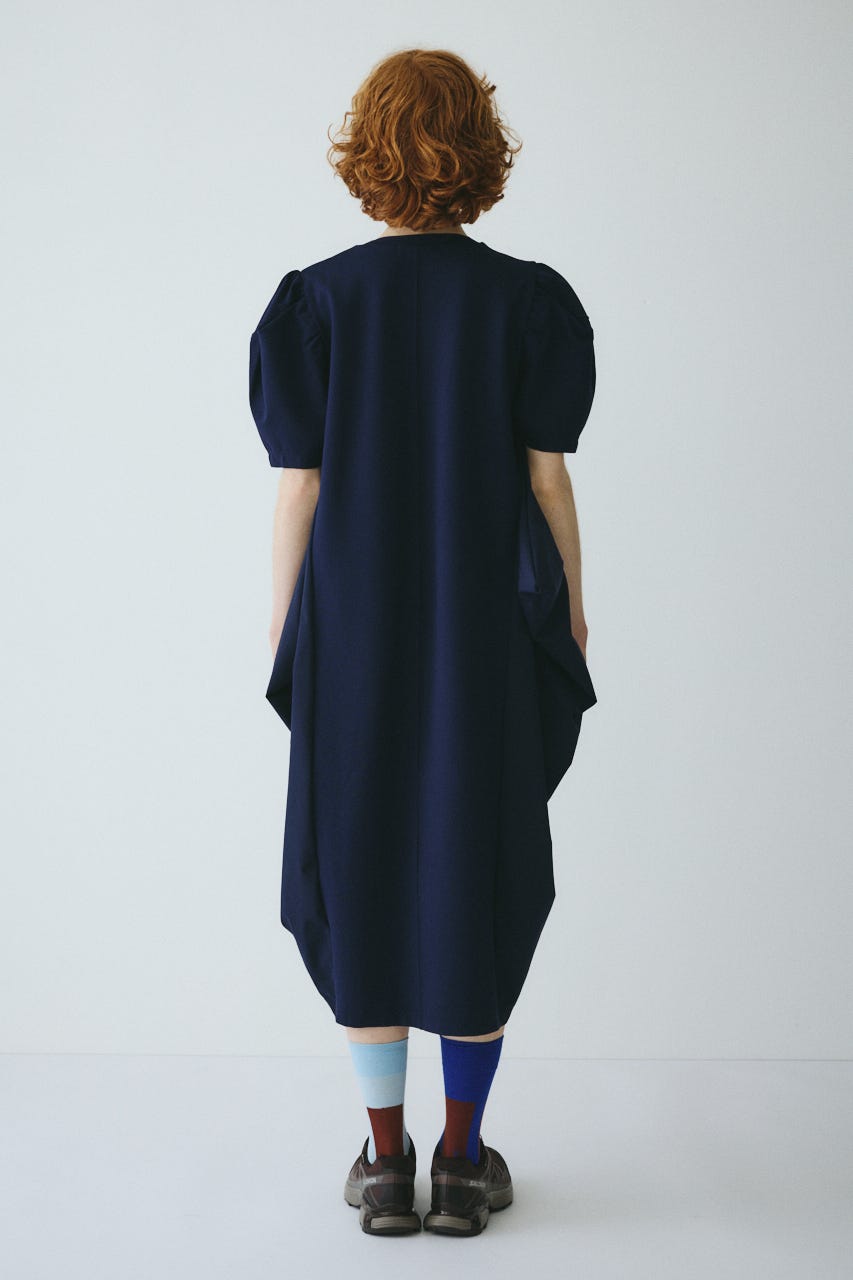 ［予約］Docking squeeze dress NVY 38