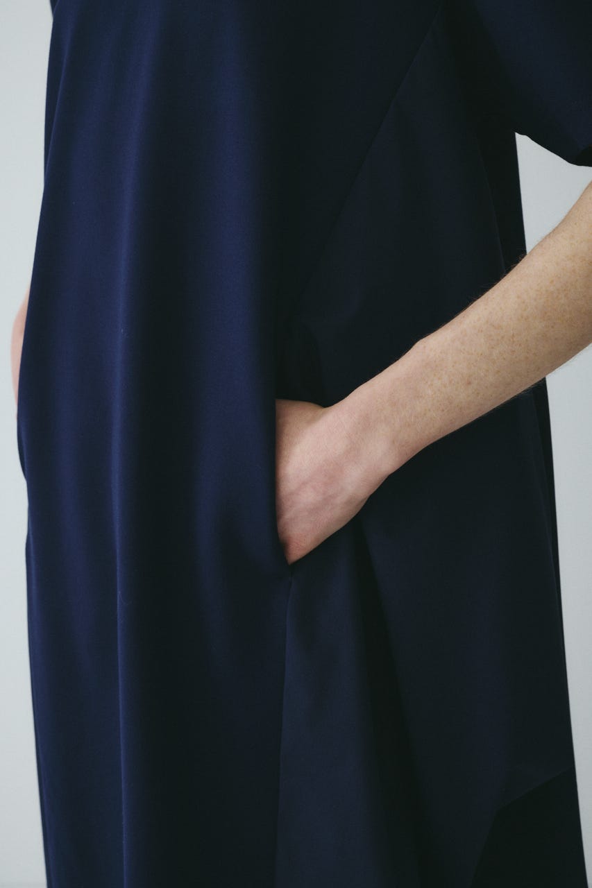 ［予約］Docking squeeze dress NVY 38