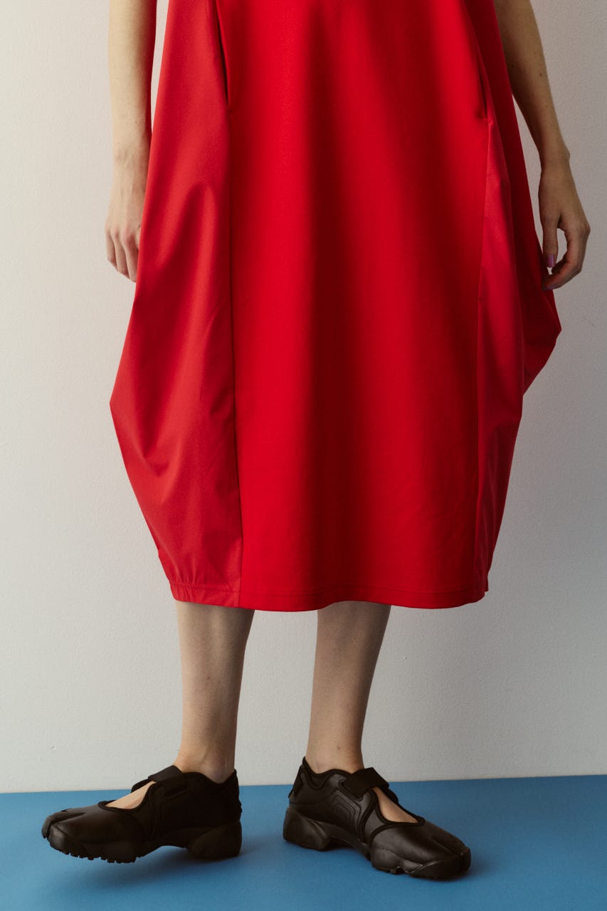 ［予約］Docking squeeze dress RED 38