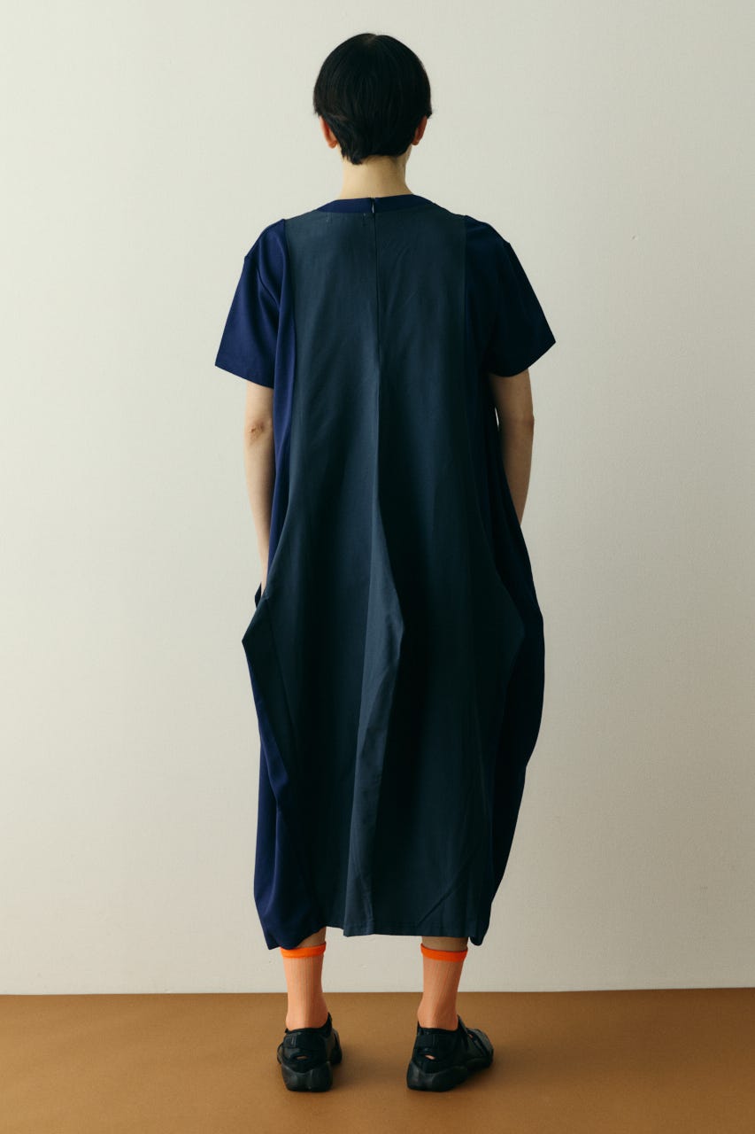 Round form dress NVY FREE