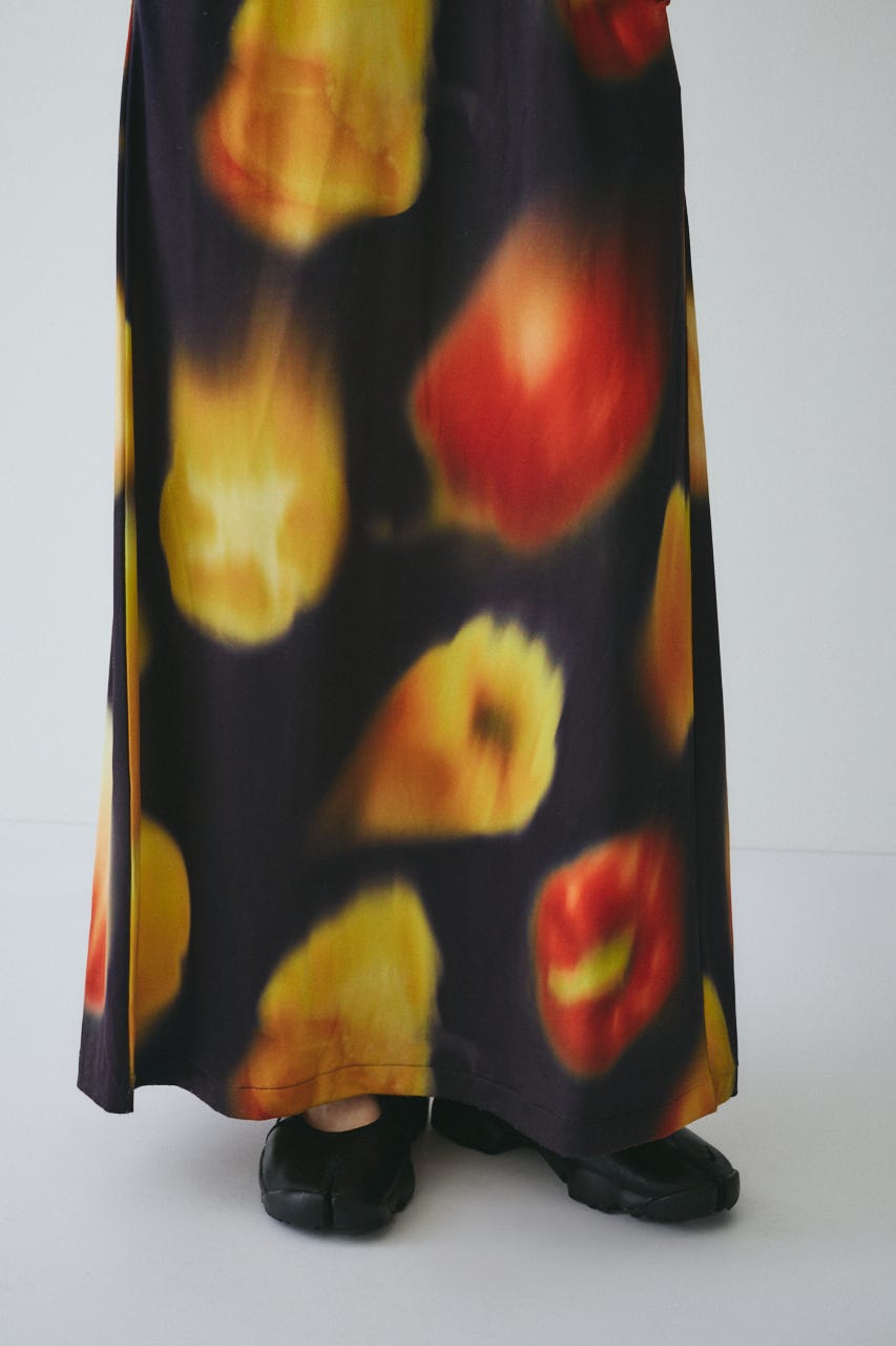 ［予約］Paprika pattern dress 柄NVY FREE