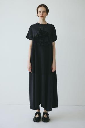 【ポイントアップ 4％対象商品】［予約］Front ribbon docking dress