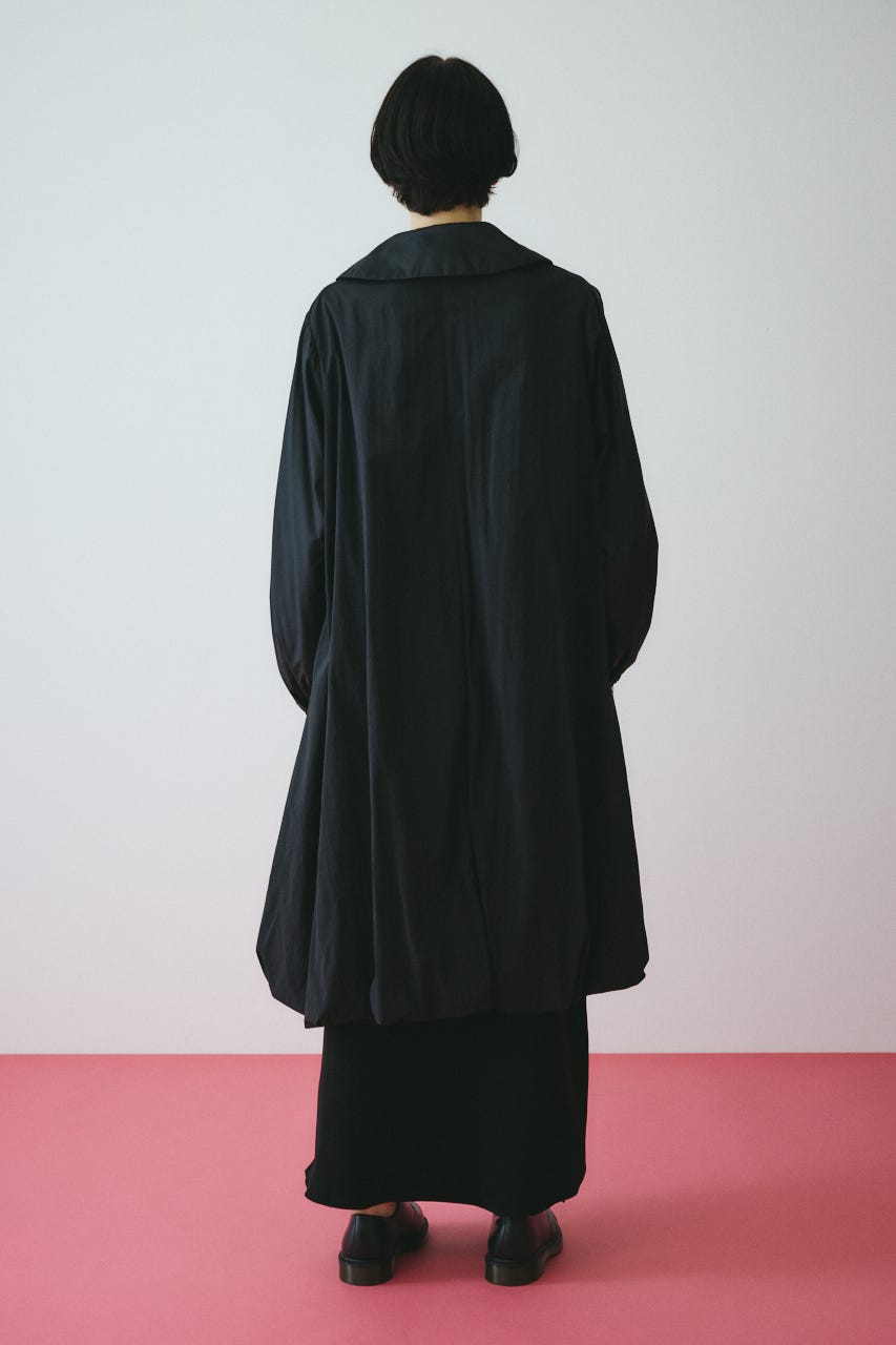 ［予約］Round collar balloon blouson BLK FREE