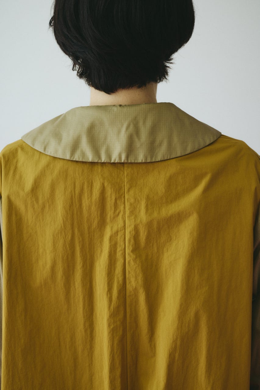 ［予約］Round collar balloon blouson 柄CAM FREE