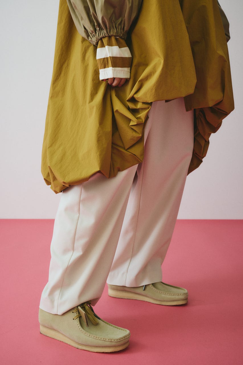 ［予約］Round collar balloon blouson 柄CAM FREE