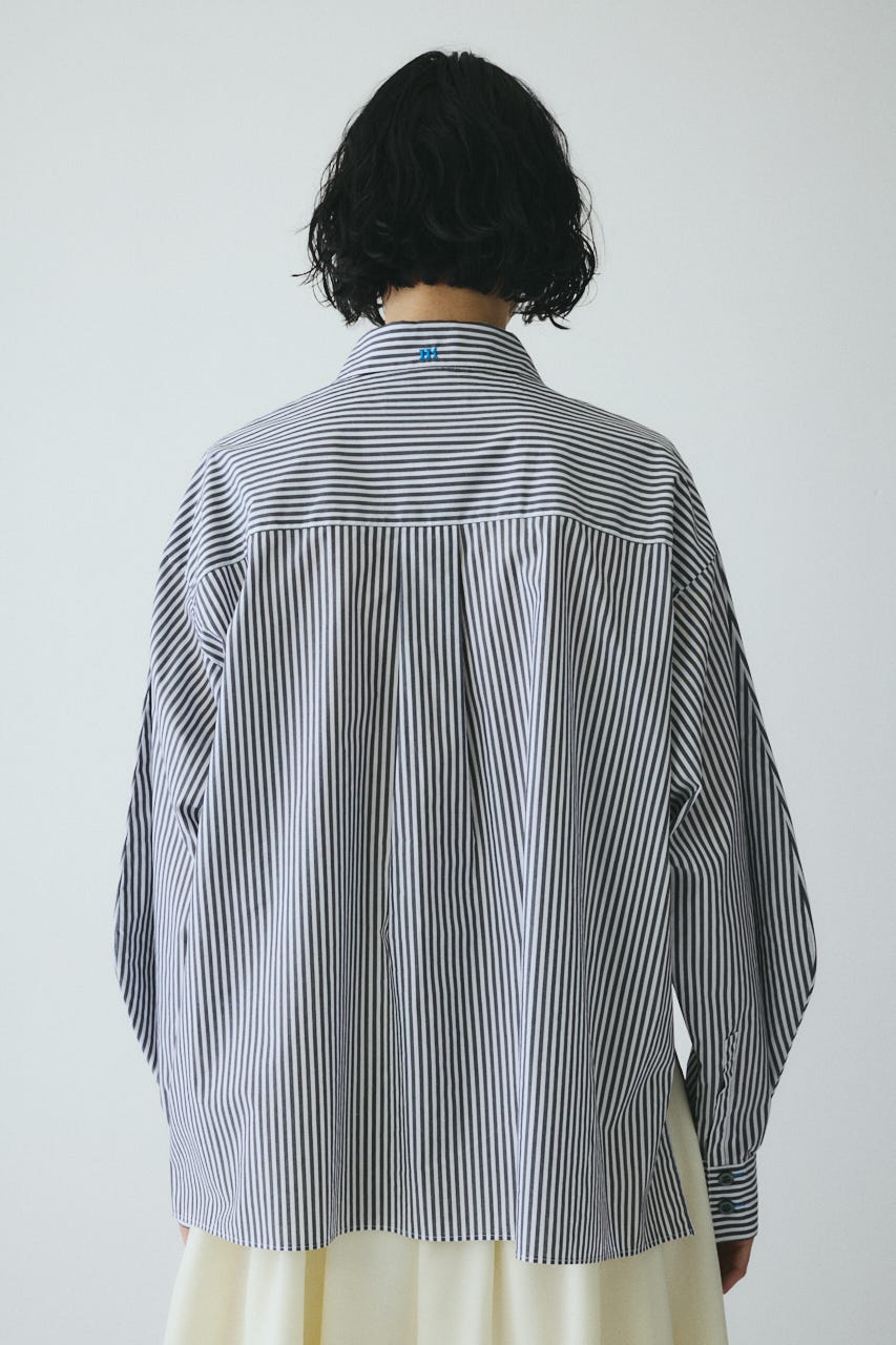 ［予約］Embroidery over shirt 柄BLK FREE