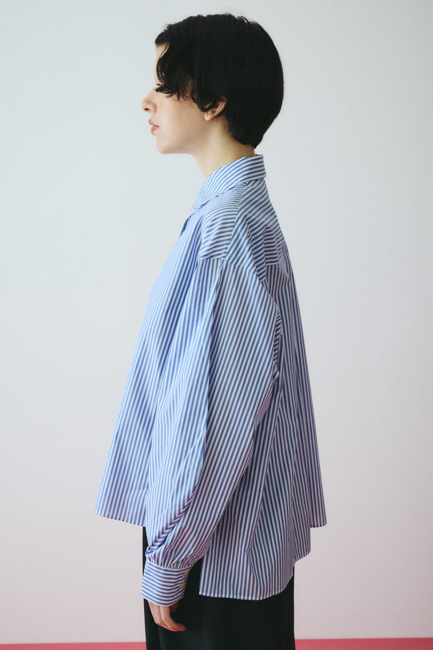 ［予約］Embroidery over shirt 柄BLU FREE