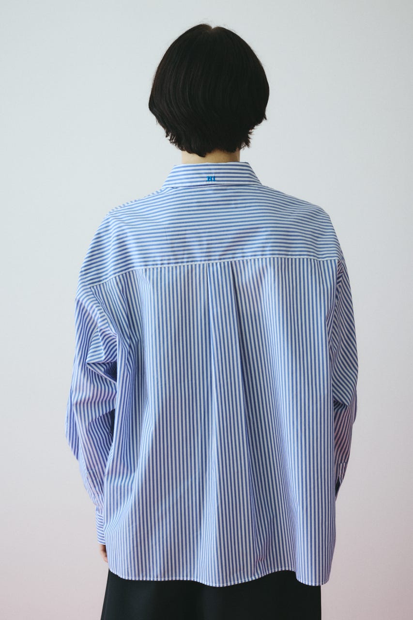 ［予約］Embroidery over shirt 柄BLU FREE