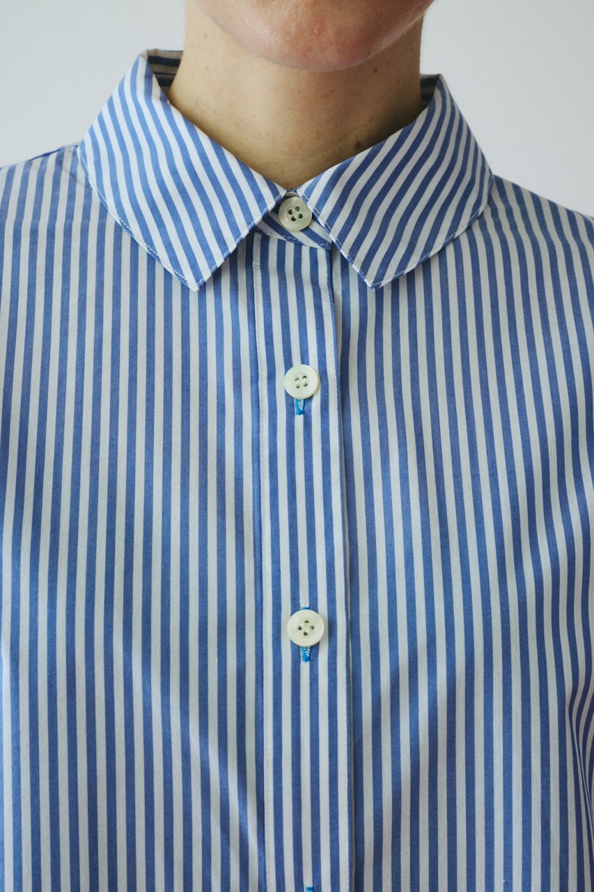 ［予約］Embroidery over shirt 柄BLU FREE