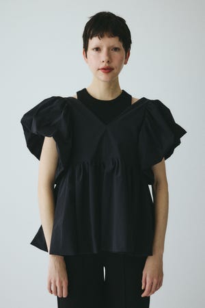 ［予約］2way balloon hem tops