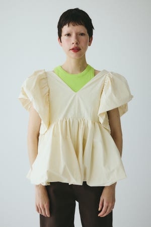 ［予約］2way balloon hem tops