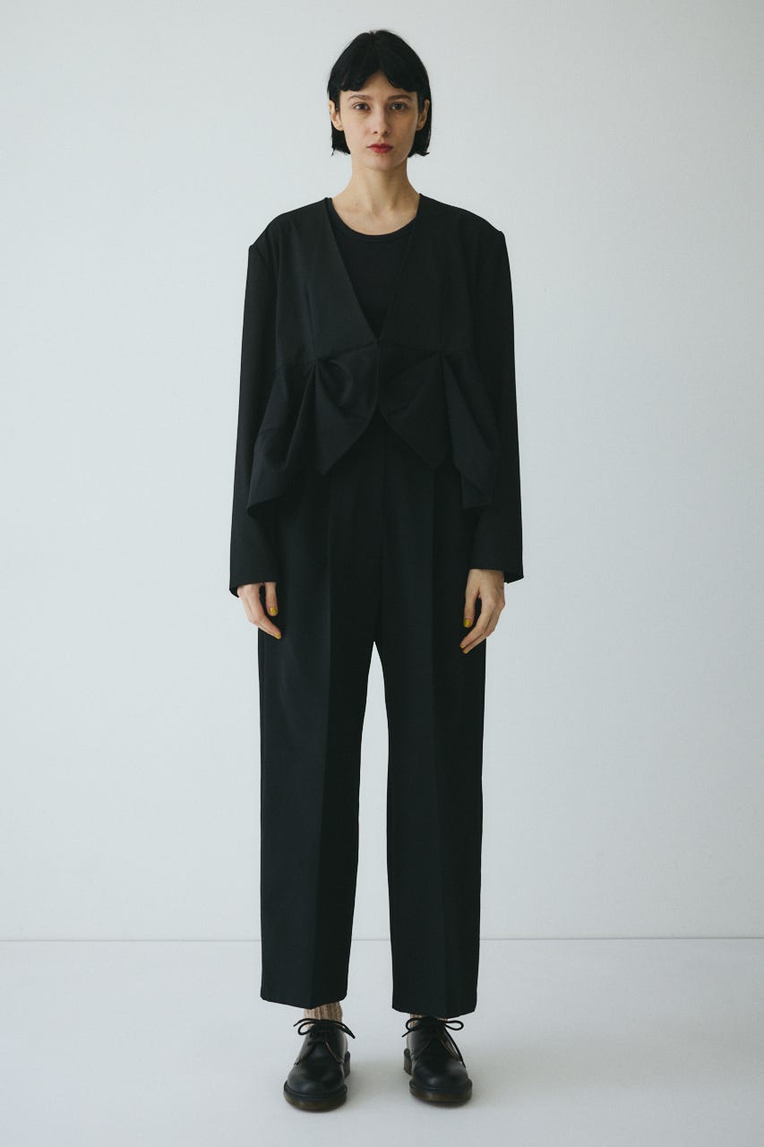 CLO Peplum hem jacket BLK FREE