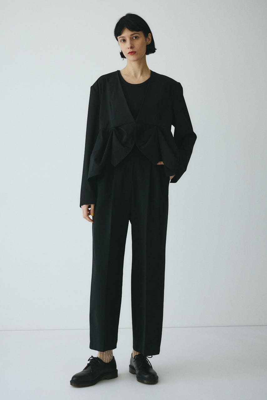 CLO Peplum hem jacket BLK FREE