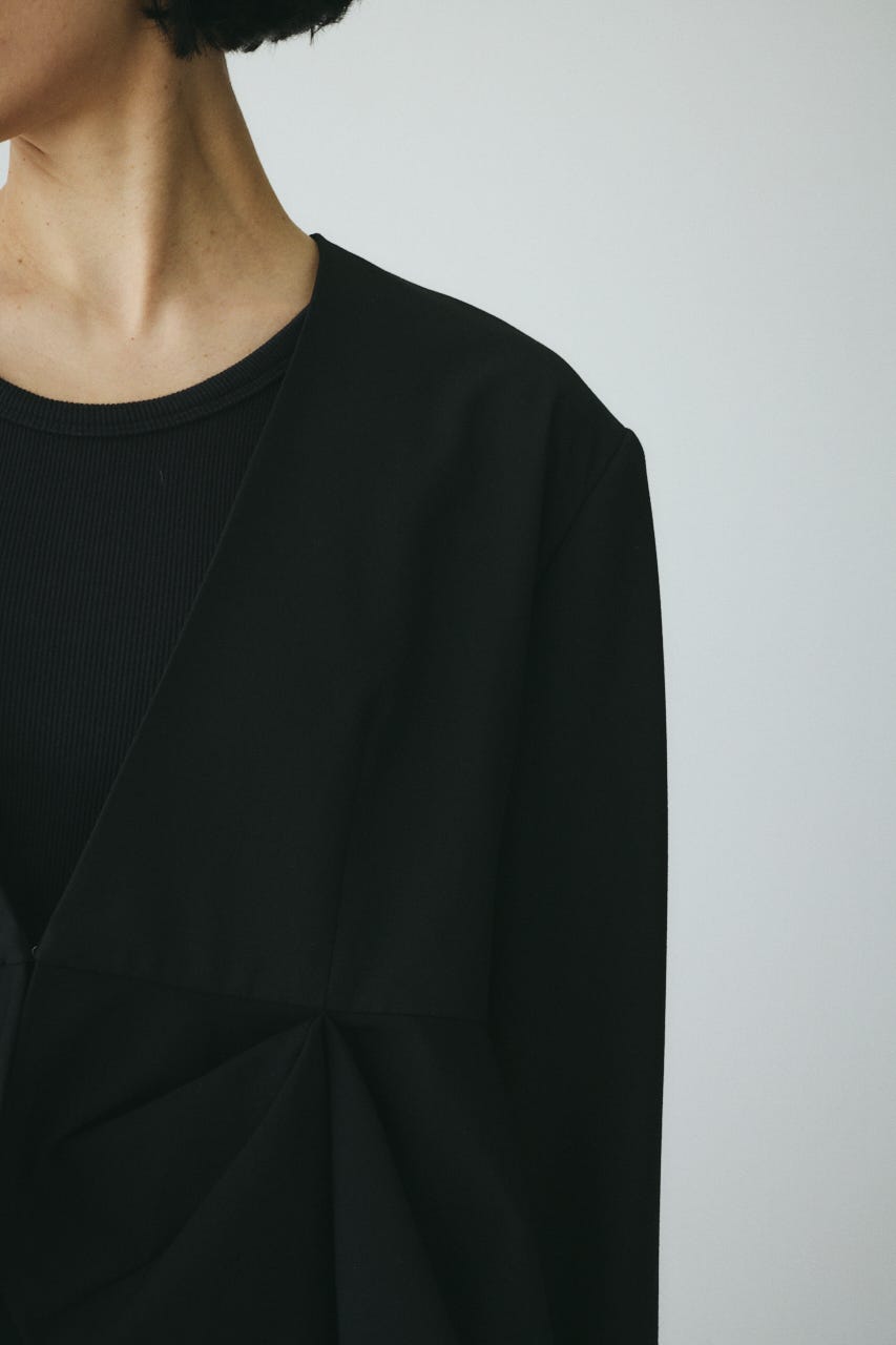 CLO Peplum hem jacket BLK FREE