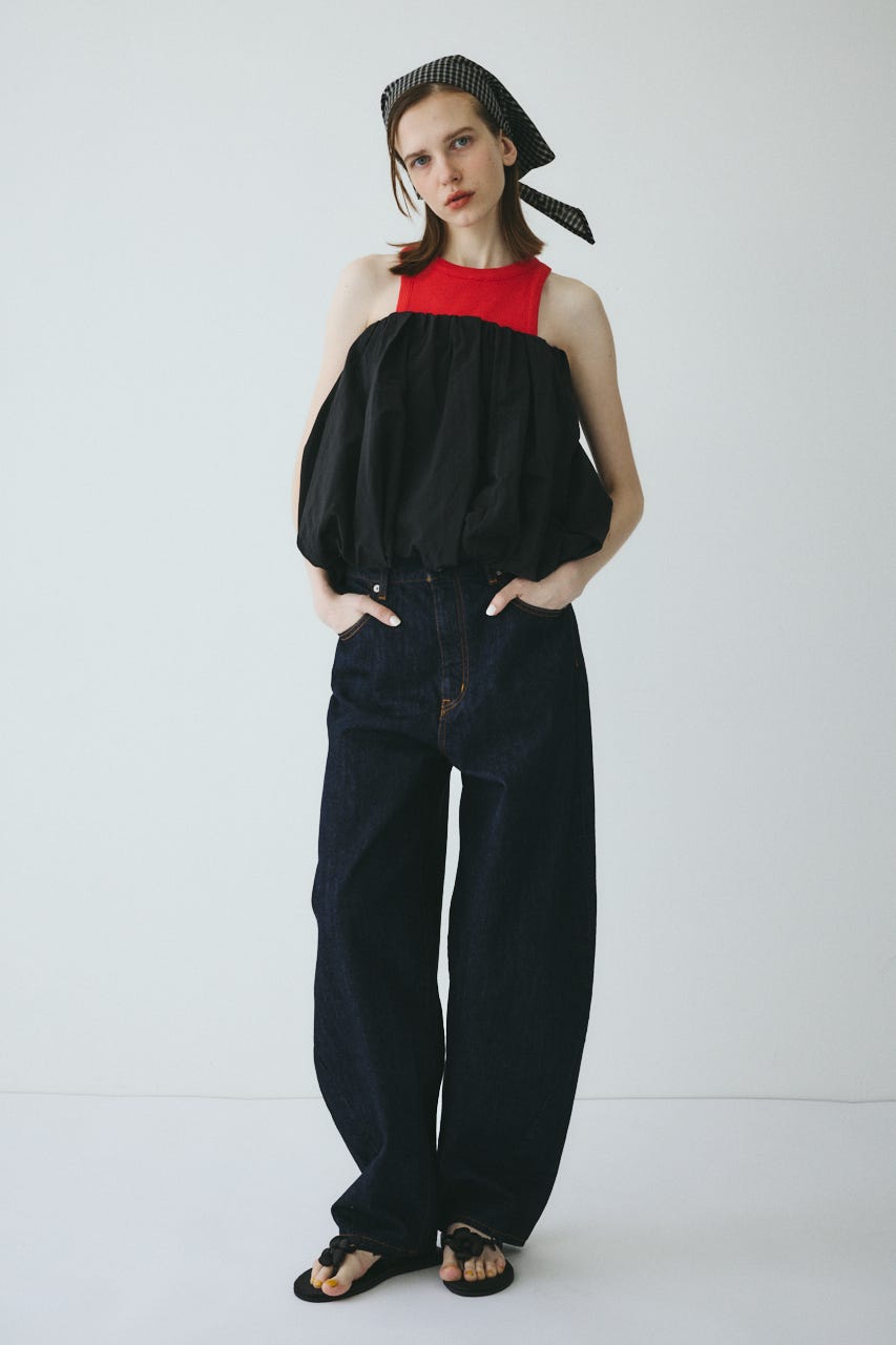 【ポイントアップ+4％対象商品】［予約］Many way balloon  bustier BLK FREE