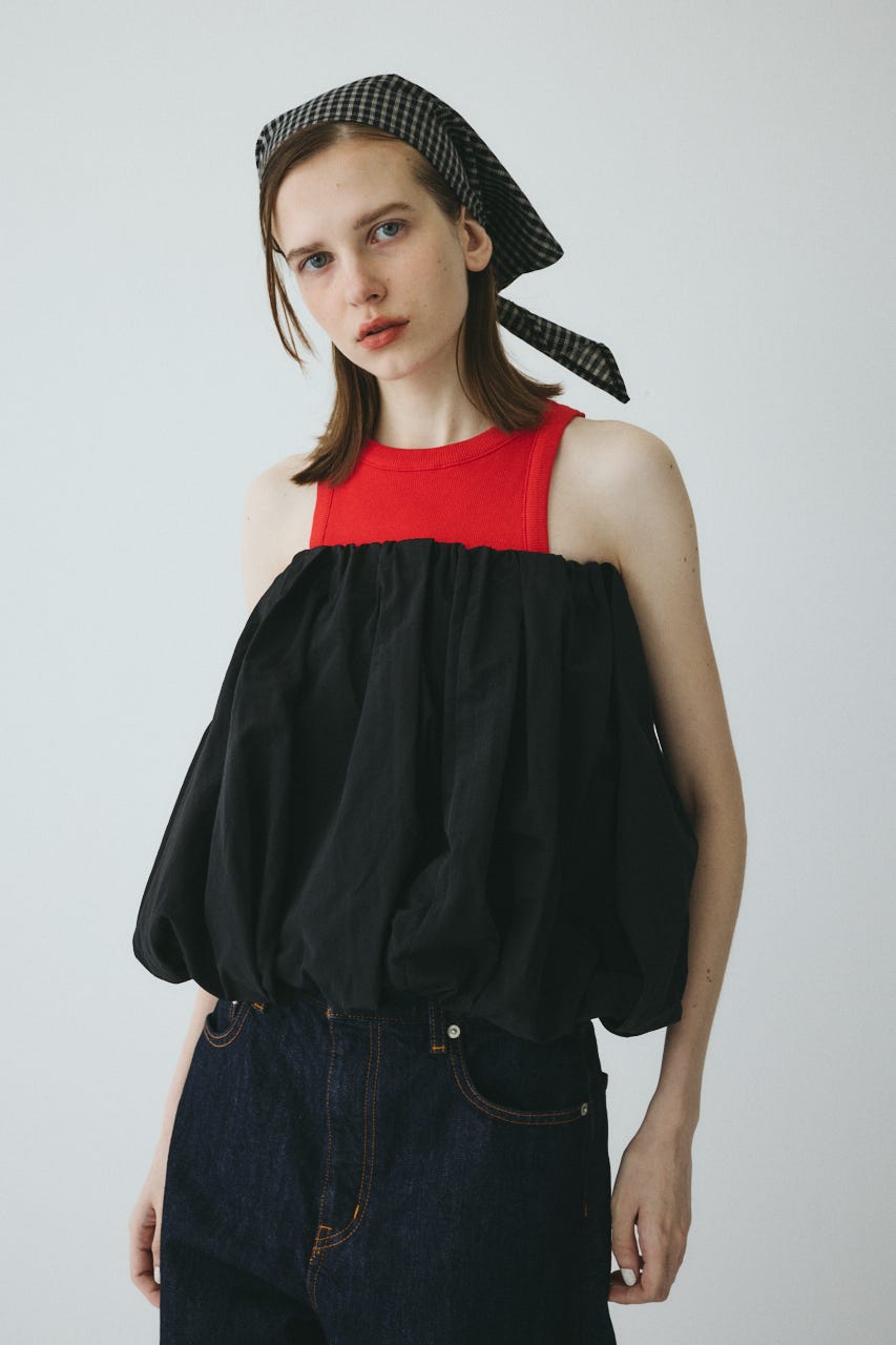 【ポイントアップ+4％対象商品】［予約］Many way balloon  bustier BLK FREE