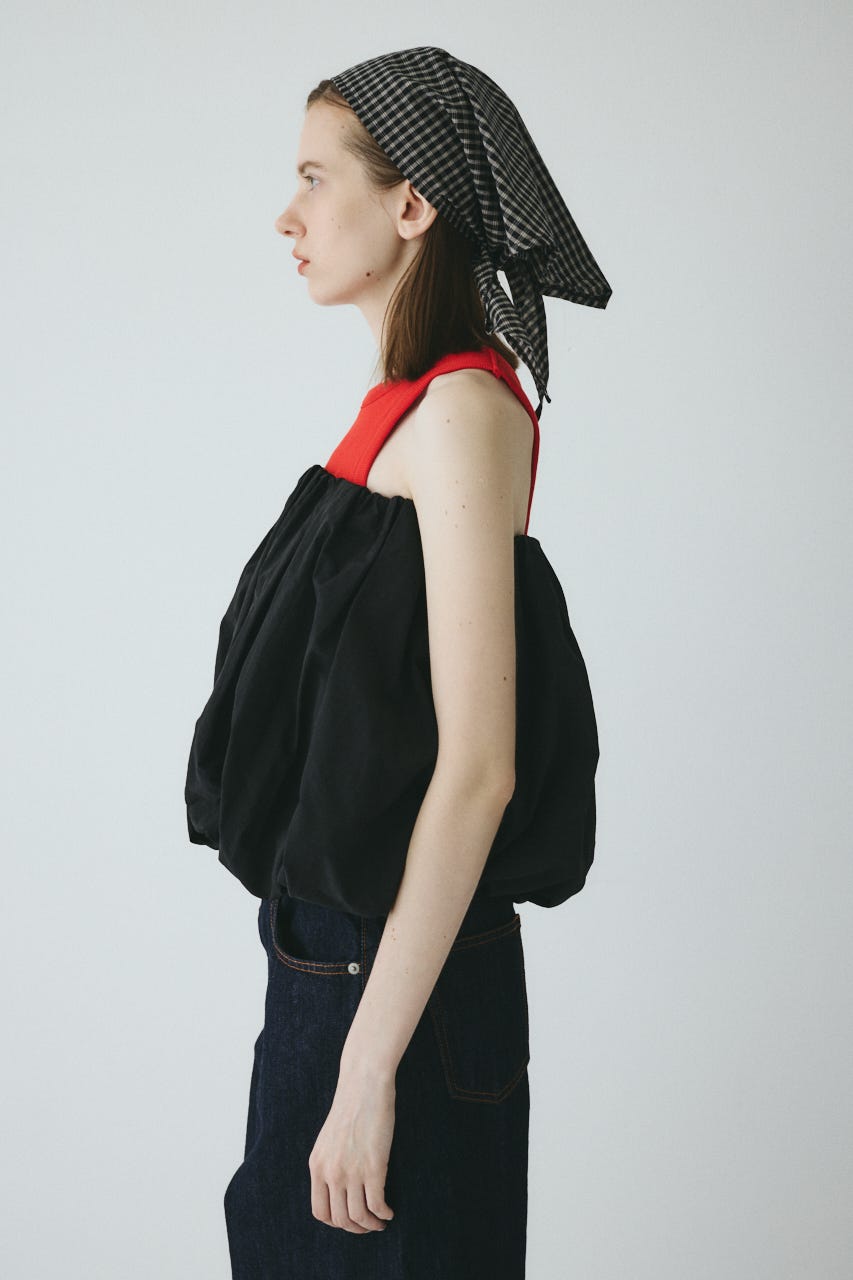 【ポイントアップ+4％対象商品】［予約］Many way balloon  bustier BLK FREE