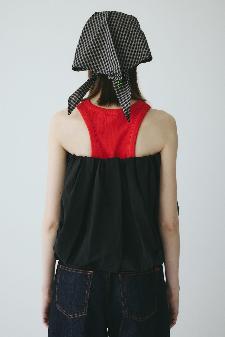 【ポイントアップ+4％対象商品】［予約］Many way balloon  bustier BLK FREE