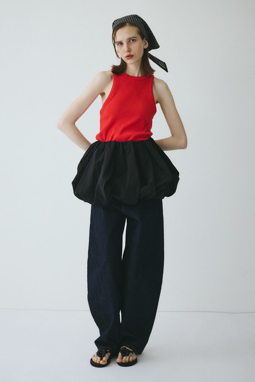 【ポイントアップ+4％対象商品】［予約］Many way balloon  bustier BLK FREE