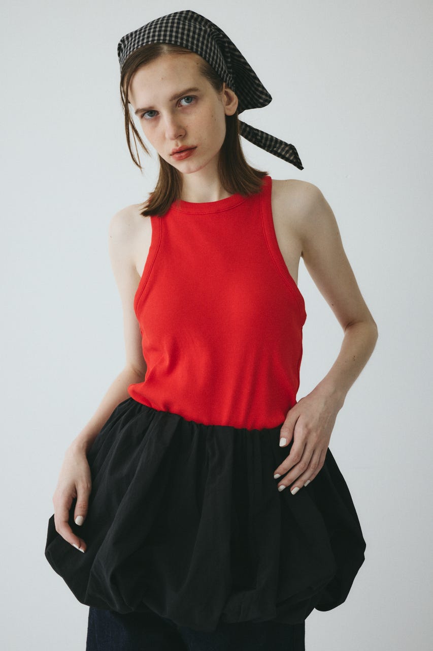 【ポイントアップ+4％対象商品】［予約］Many way balloon  bustier BLK FREE