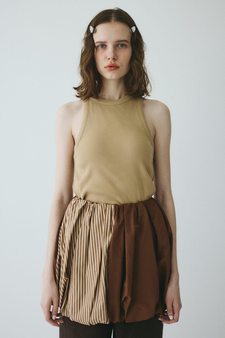 【ポイントアップ+4％対象商品】［予約］Many way balloon  bustier 柄BRN FREE