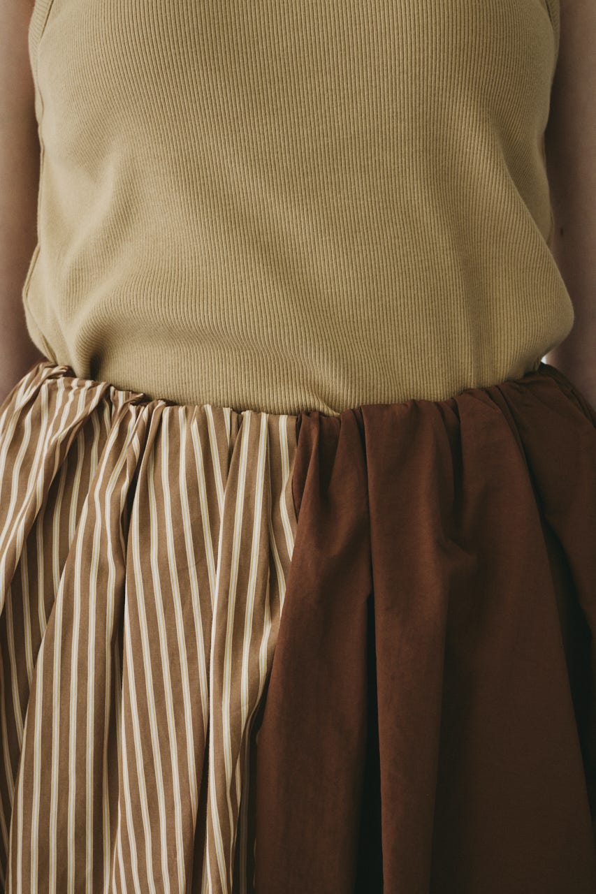 【ポイントアップ+4％対象商品】［予約］Many way balloon  bustier 柄BRN FREE