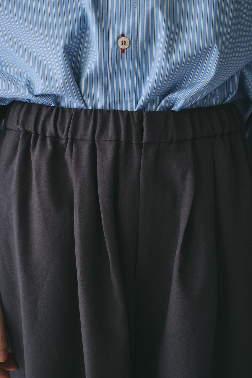 ［予約］Double hem pants GRY 36