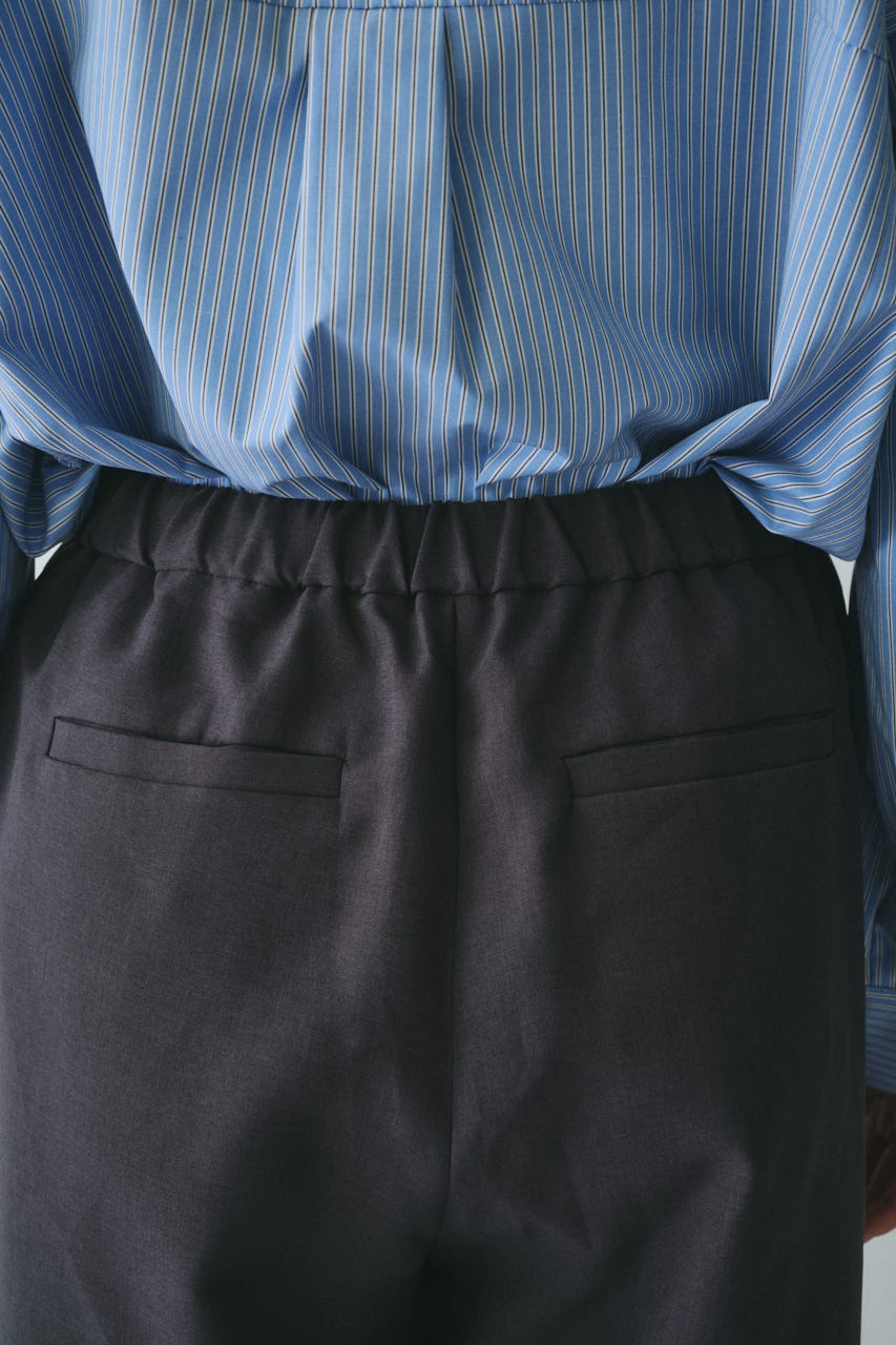 ［予約］Double hem pants GRY 36