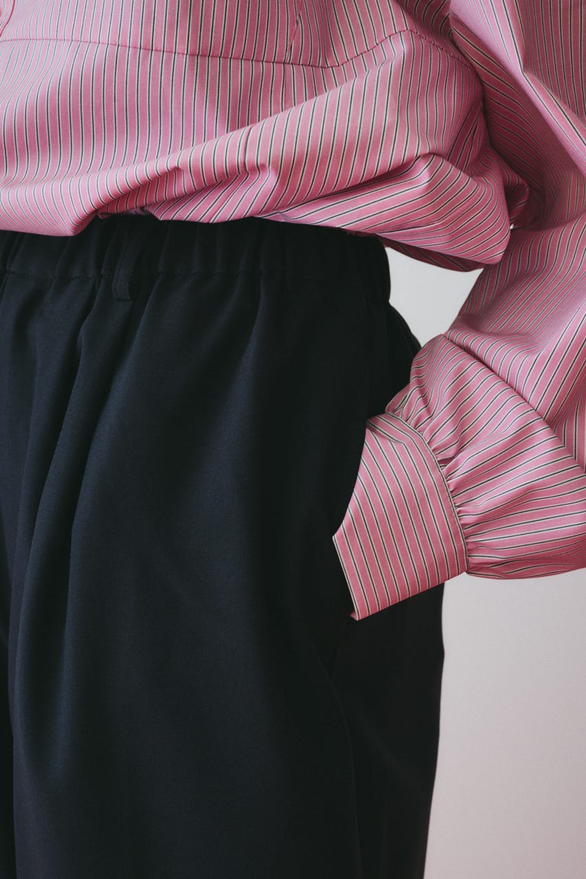 ［予約］Double hem pants NVY 38