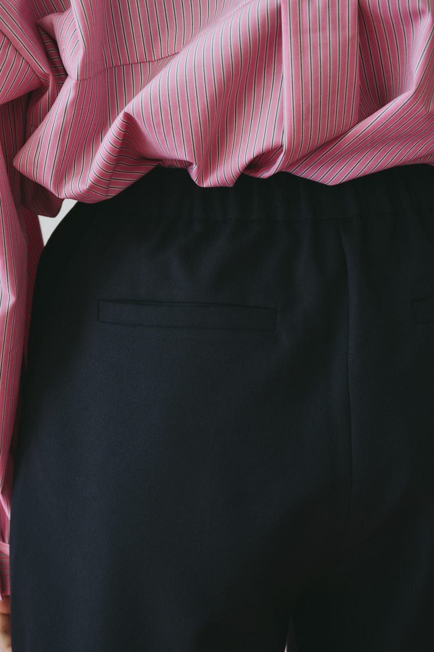 ［予約］Double hem pants NVY 38