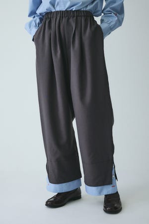 ［予約］Double hem pants
